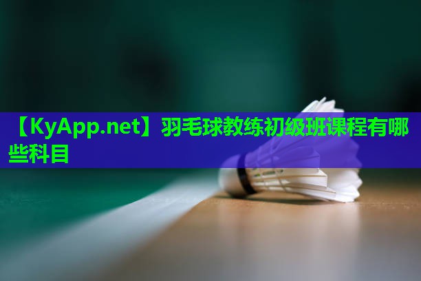 羽毛球教练初级班课程有哪些科目 羽毛球教练初级班课程有哪些科目